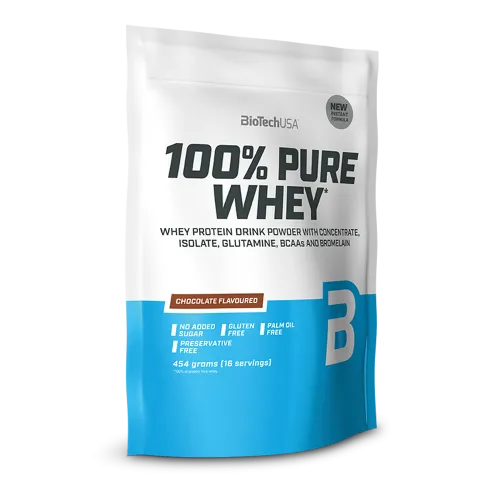 BioTechUSA 100% Pure Whey 454g Chocolate | 87% Πρωτεΐνη