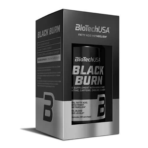 BioTechUSA Black Burn 90 Mega Caps | 200mg Καφεΐνη | Extreme Formula