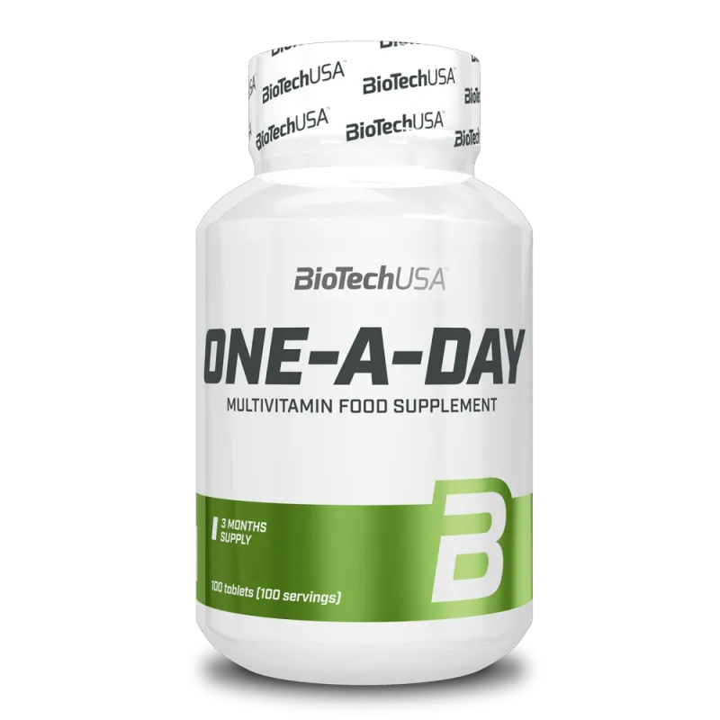 BioTechUSA One-A-Day 100 tabs | Πολυβιταμίνη 12 Βιταμίνες & 11 Μέταλλα