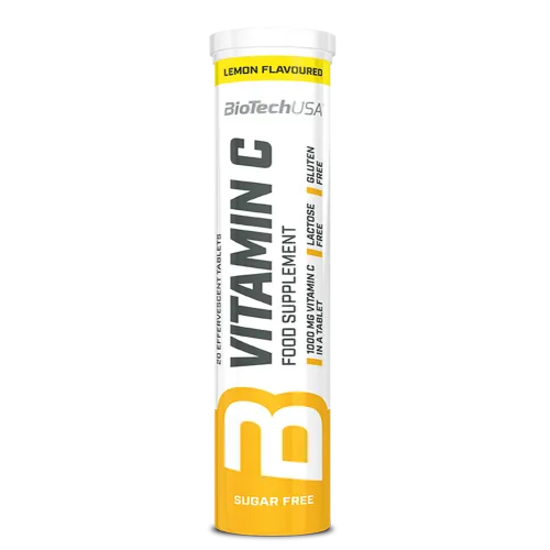 BioTech USA Vitamin C Effervescent 20 Tabs