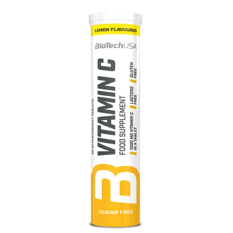 BioTech USA Vitamin C Effervescent 20 Tabs