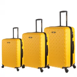 Βαλίτσα trolley (σετ 3 τεμαχίων) Caterpillar 83688-217 κίτρινο