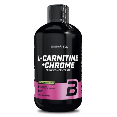 L-Carnitine + Chrome 35000mg 500ml (BIOTECH USA) - Orange
