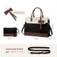 Γυναικεία Τσάντα Λάπτοπ Lovevook WB4235 beige black brown