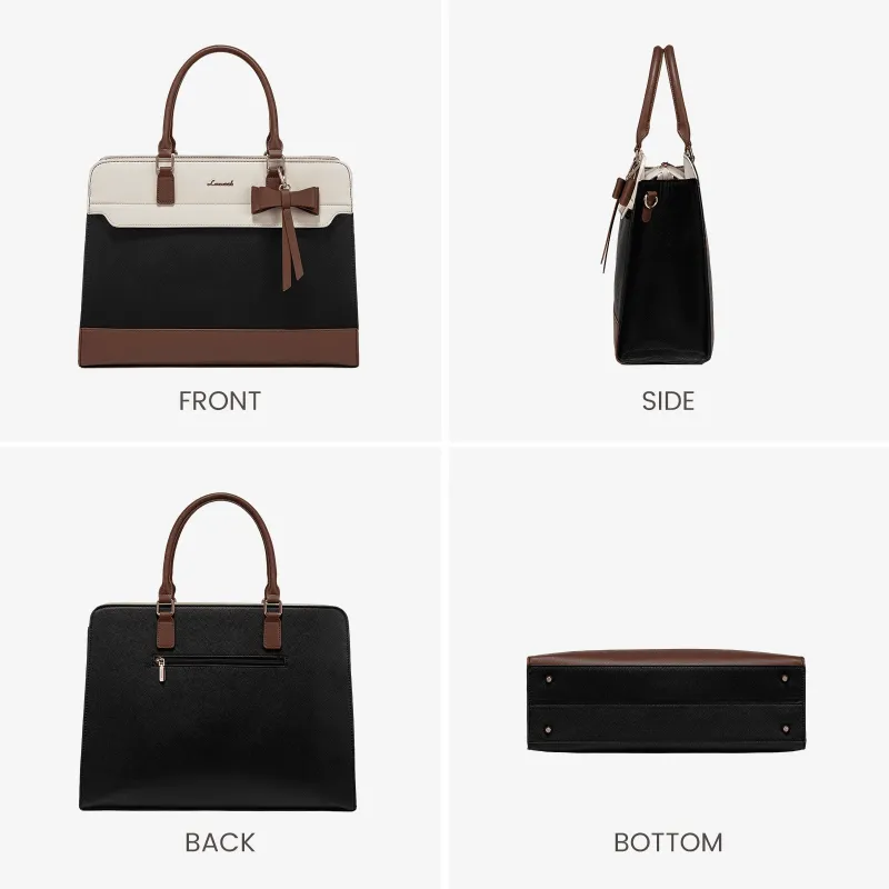 Γυναικεία Τσάντα Λάπτοπ Lovevook WB4235 beige black brown