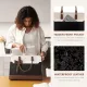 Γυναικεία Τσάντα Λάπτοπ Lovevook WB4235 beige black brown